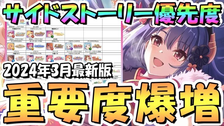 【プリコネR】最近になって重要度が一気に上がったサイドストーリーの周回おすすめ優先度解説！メモピ集めたほうが良い配布キャラは？【深域クエスト】