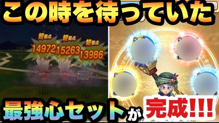 【ドラクエウォーク】念願の最強心セットが完成しました！