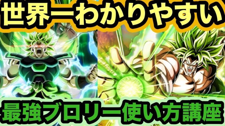 圧倒的に楽しい9周年LRブロリーの使い方を教えよう‼︎【ドッカンバトル】【Dragon Ball Z Dokkan Battle】