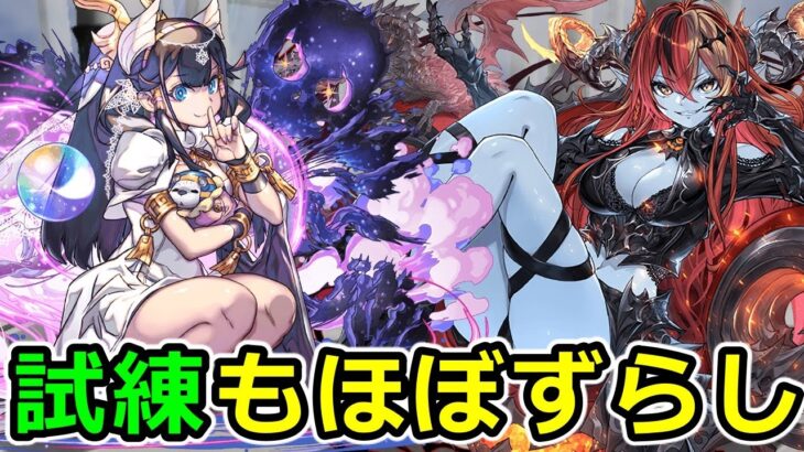 【試練進化】試練パズル含めてほぼずらし！正月ノルディスで周回！ヘラ＆ネフティス【パズドラ】