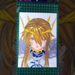 Coloring Artoria Pendragon Lancer Fate/Grand Order#drawing #anime #fategrandorder #reels #shorts
