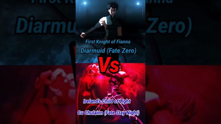 Diarmuid vs Cu Chulainn Fate Series #fgo #fate #cu #diarmuid #lancer #saber #fatezero #fatestaynight