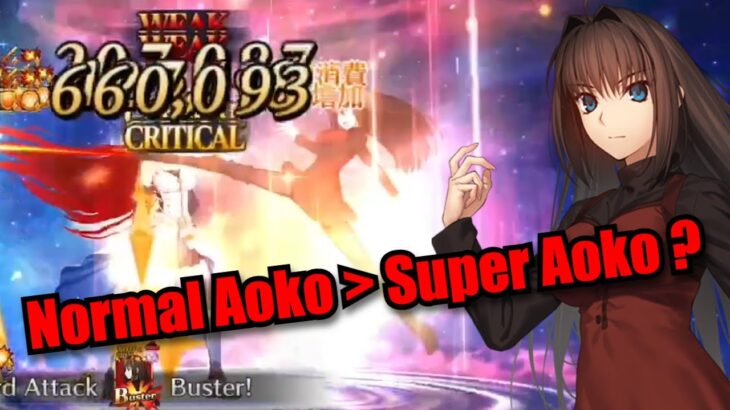 [FGO] “Aoko is better if you don’t transform ?”
