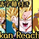 ドッカンバトル UR  SSJ3悟空 リアクション Dokkan UR SSJ3 Goku Reaction
