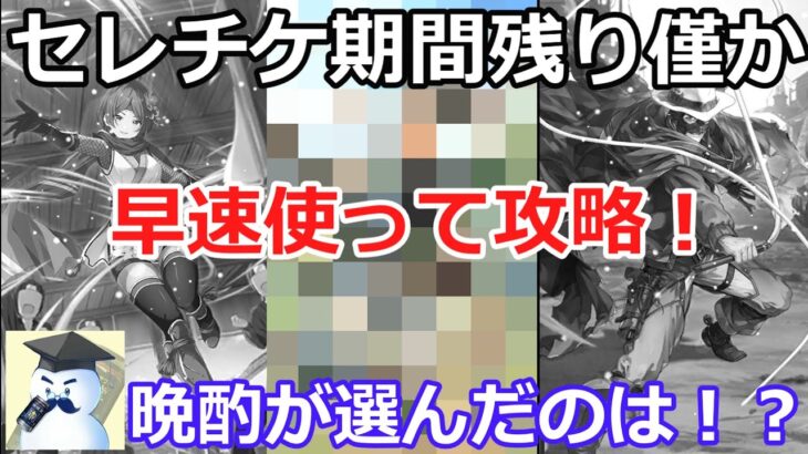 【ロマサガＲＳ】セレチケ期間残り僅か！晩酌が選んだのは！？※早速使ってとあるクエストを攻略！