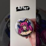 Fate/Grand Order FGO Caster Tamamo-no-Mae Badge Before and After Transition ~ Traditional Art