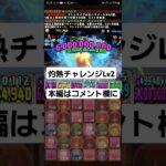 【パズドラ】灼熱チャレンジLv2 #パズドラ