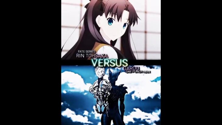 Rin tohsaka vs Garou #animeshorts #fate #wispack #fgo #onepunchman #fategrandorder