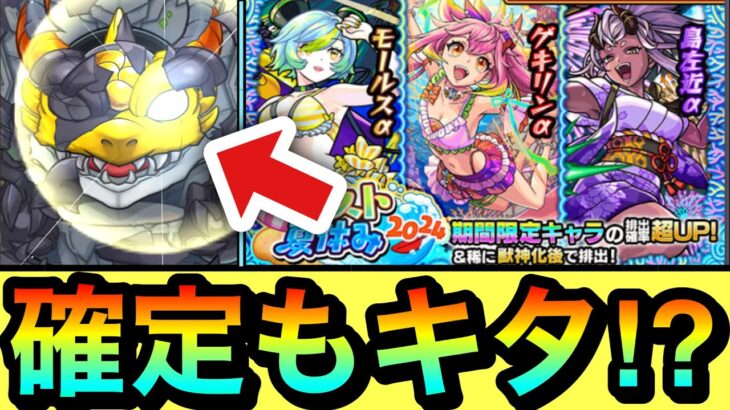 【モンスト】運は良いんだけど偏って出てくるんだが！？www 『モンスト夏休み2024』ガチャを70連引いてみた結果