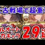 【グラブル】土古戦場のフルオート重要キャラ 29選（短期）（中期）（長期）（サブキャラ）「グランブルーファンタジー」