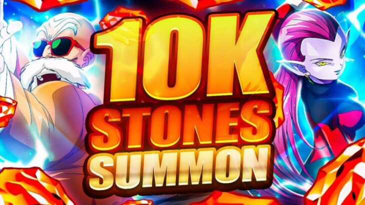 🔴 10,000+ STONES READY!! Master Roshi Dokkanfest & Peppy Gals Summons | DBZ Dokkan Battle