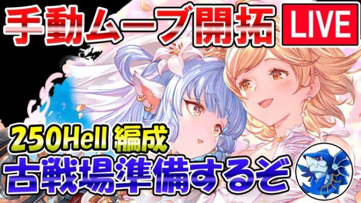 🔴【風古戦場準備】250Hell手動ムーブ開拓　風属性編成考えながら雑談ライブ【グラブル】