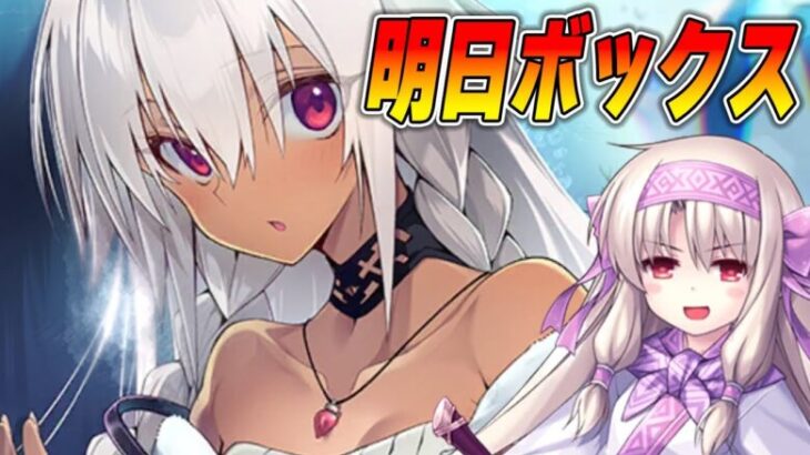 【FGO】いよいよ明日はボックスガチャですよ！