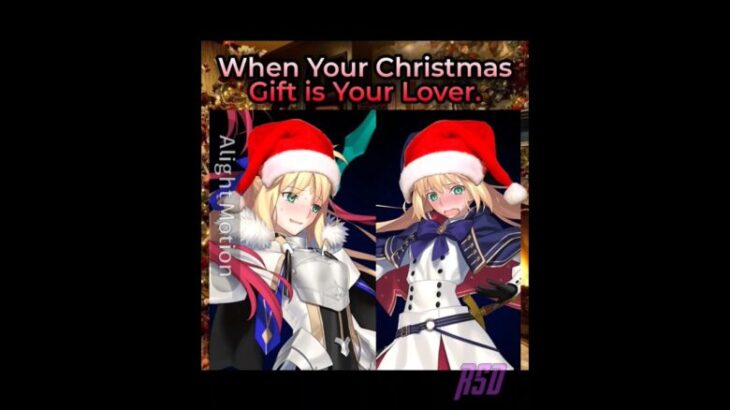 Merry Christmas 🎄 #fujimaru #ritsuka #artoriacaster #castoria  #fate #fgo #fgoedit #merrychristmas