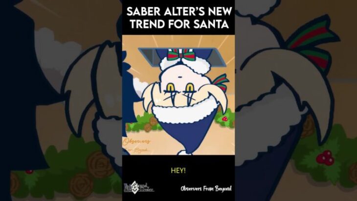 Santa Saber Alter is an absolute Menace | FGO anime