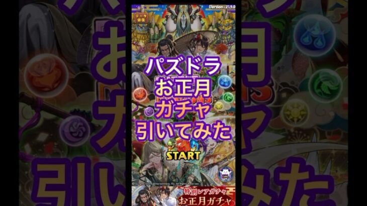 【福袋ガチャ】パズドラお正月ガチャで神様たちを当てる！#パズドラ #スマホゲーム #神様 #福袋 #ガチャ #神引き