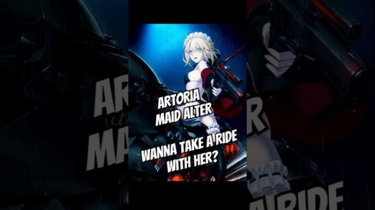 #FGO Artoria Maid Alter (Class Rider) Wanna take a ride with her? #fyp #anime #fgo #games