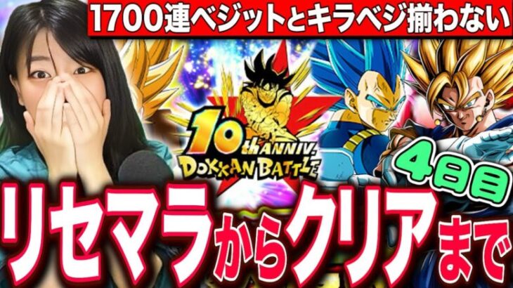 【ドッカンバトル】今日こそ当てる!ベジットキラベジリセマラから最高難易度クリアまでRTA 4日目 LIVE 【ドラゴンボールZ ドカバト】