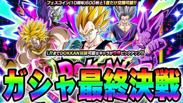 【ドッカンバトル】10周年ガシャ最終決戦じゃ！！【DRAGONBALL Z Dokkan Battle】