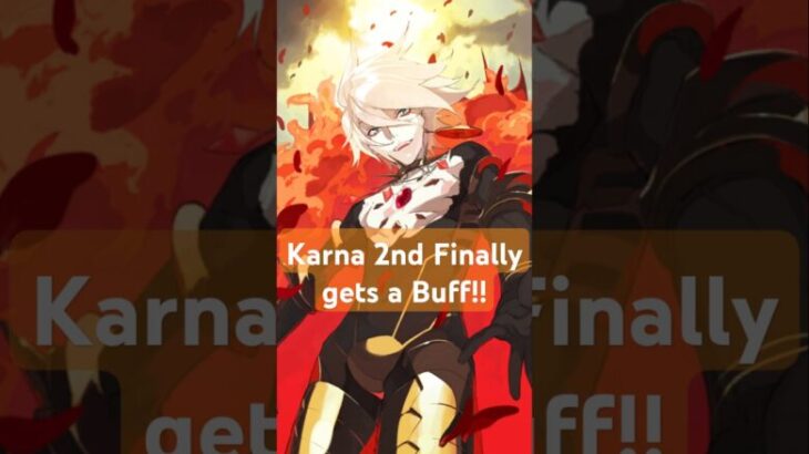 Karna’s second skill finally gets a buff! #fategrandorder #fgo #kitasean