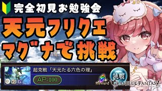 【グラブル】#122 完全初見！天元フリクエをマグナで挑戦してみる🔥お勉強＆編成検討会！初見さん大歓迎♡【寝衣火ゆん / Vtuber / グランブルーファンタジー】
