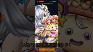 ドラクエウォーク　しんぴのビスチェとケキちゃんモーション戦闘です。