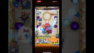 モンスト　1人で試練一つ目クリア👀　気合いで全部いく。　＃モンスト