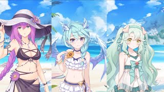 【プリコネR】 イベント「サマードリーム・リフレイン　水平線の彼方の旅路」予告 【2025年06月30日イベント】 エリス(CV:桑島法子) プレシア(CV:高尾奏音) シェフィ(CV:近藤玲奈)