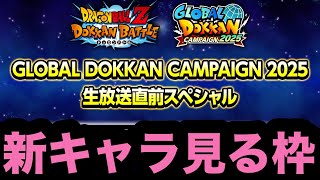 グローバルドッカンCP生放送直前スペシャル見る枠【ドッカンバトル】【Dragon Ball Z Dokkan Battle】