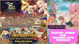 Destiny Order & Messing with Missions  | Fate/Grand Order: 8th Anniversary
