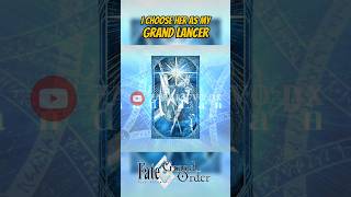 I choose her as my Grand Lancer #fgo #grandclass #grandlancer