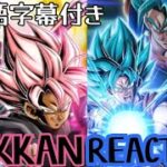 ドッカンバトル LR悟空ブラック&ザマス LR悟空&ベジータ 先行公開 リアクション Dokkanbattle LR GokuBlack&Zamasu LR Goku&Vegeta Reaction