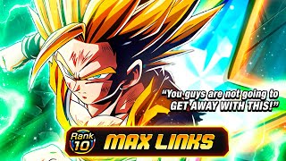 OLD SCHOOL STACKING LR!! TEQ SSJ2 Gohan EZA 100% Max Links First Look | Dragon Ball Z Dokkan Battle
