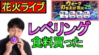 【ドラクエウォーク】花火大会 レベリング 食料 雑談 【攻略】