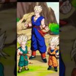 アクティブスキル演出超サイヤ人孫悟飯＆孫悟天＆トランクスの三大かめはめ波#三大かめはめ波 #混血サイヤ人#ドッカンバトル