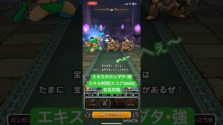 【ドラクエウォーク】エキスポカンダタのほこら・強 補助スキル1度のみ(スコア2000)初見攻略