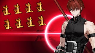 [FGO] “Infinite Guts Spam” Harada Sanosuke Solo demonstration
