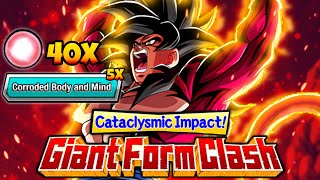 ALL MISSIONS! CATACLYSMIC IMPACT! GIANT FORM CLASH STAGE 5 | DBZ Dokkan Battle