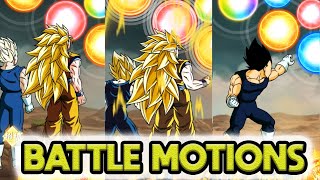 NEW SSJ3 GOKU & SSJ2 VEGETA + VEGETA BATTLE MOTIONS!!!!!! Dragon Ball Z Dokkan Battle