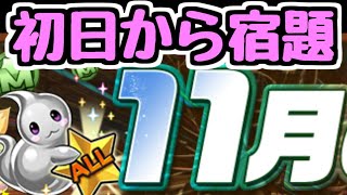 【生放送】11月初日から宿題をやってしまおうの会【パズドラ】