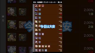 大感謝祭⁉️アンケートスーパーゴッドフェス【パズドラ 】#吉日ガチャ #パズドラガチャ