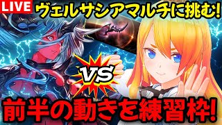 【グラブル】ヴェルサシアマルチの前半の動きをとにかく練習枠！【カドミツの配信】
