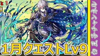 【パズドラ】1月クエストLv９をやっていく