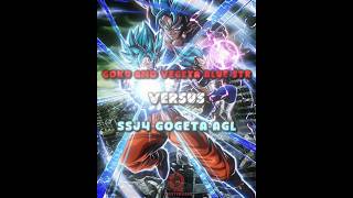 Gogeta SSJ4 AGL VS Goku Blue + Vegeta Blue STR || Dokkan battle