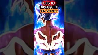 MON TOP 10 DES PERSONNAGES QUE JE VEUX VOIR EN 2026 SUR DOKKAN BATTLE !