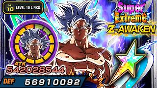 100% SUPER EZA INT ULTRA INSTINCT GOKU SHOWCASE!!!!!!!!!!! Dragon Ball Z Dokkan Battle